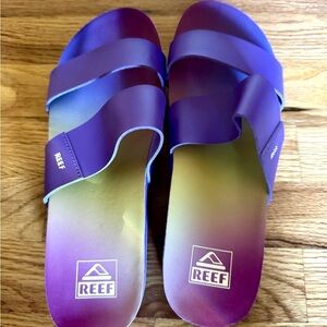 Reef Vibrant Purple Slide Sandals